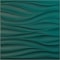 Ekena Millwork 19 5/8in. W x 19 5/8in. H Ripple EnduraWall Decorative 3D Wall Panel Covers 2.67 Sq. Ft. WP20X20RPGLN - alternate 1